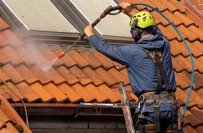 Démoussage et hydrofuge de toiture à Oeyreluy